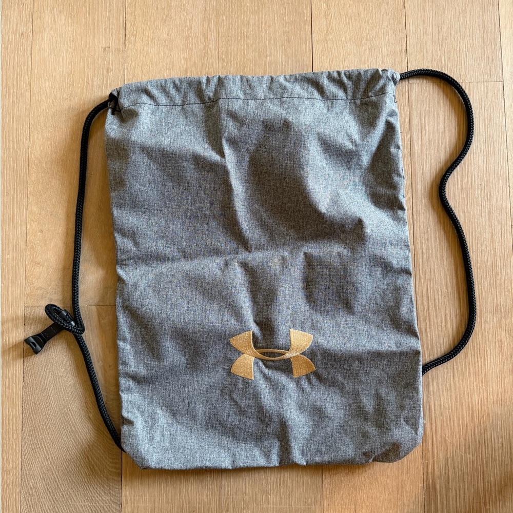 Under Armour Gray Drawstring with Gold Logo